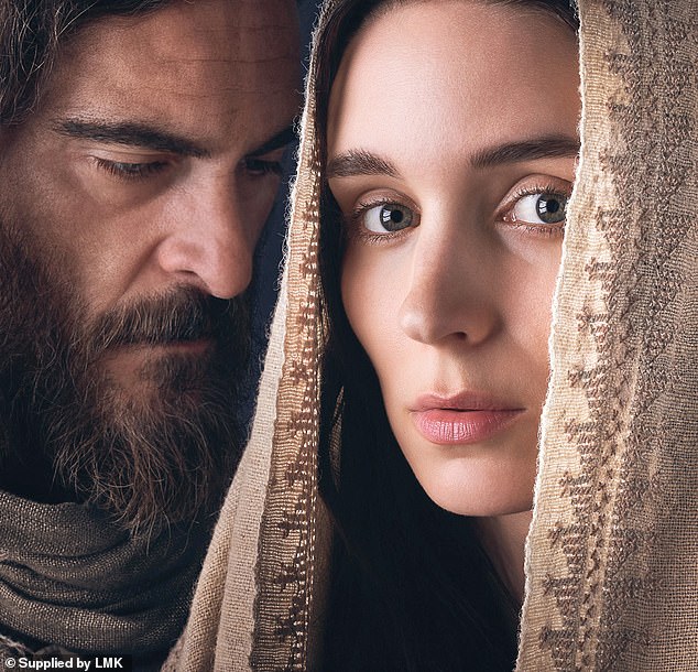 In the 2018 film, Mary Magdalene, Mary (played by Rooney Mara) is depicted wearing tight-fitting beige clothes