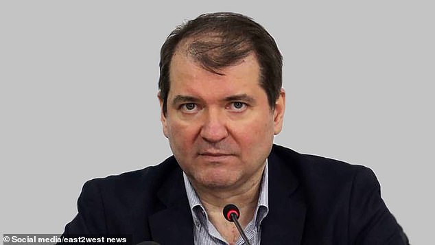 Kremlin-funded Russian state propaganda media columnist Vladimir Kornilov (pictured) said today on his Telegram channel: 'It is suspected that she [the mother] took her son to Russia. This, of course, is not yet a fact