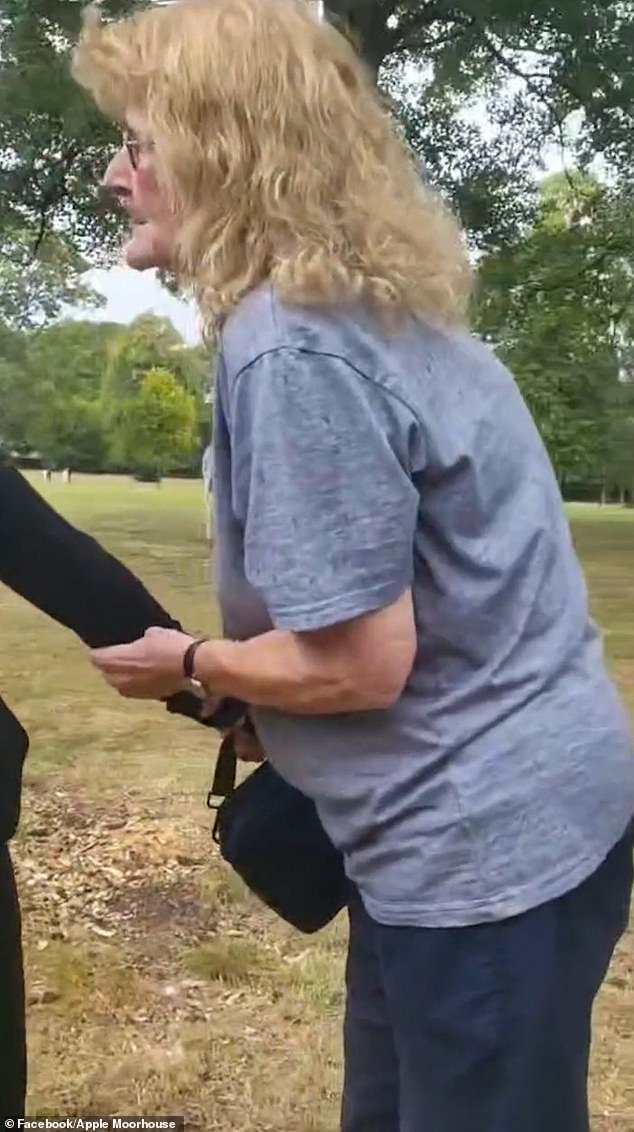 The woman, who also claimed to be a nurse, tried to snatch Ms Moorhouse's phone from her