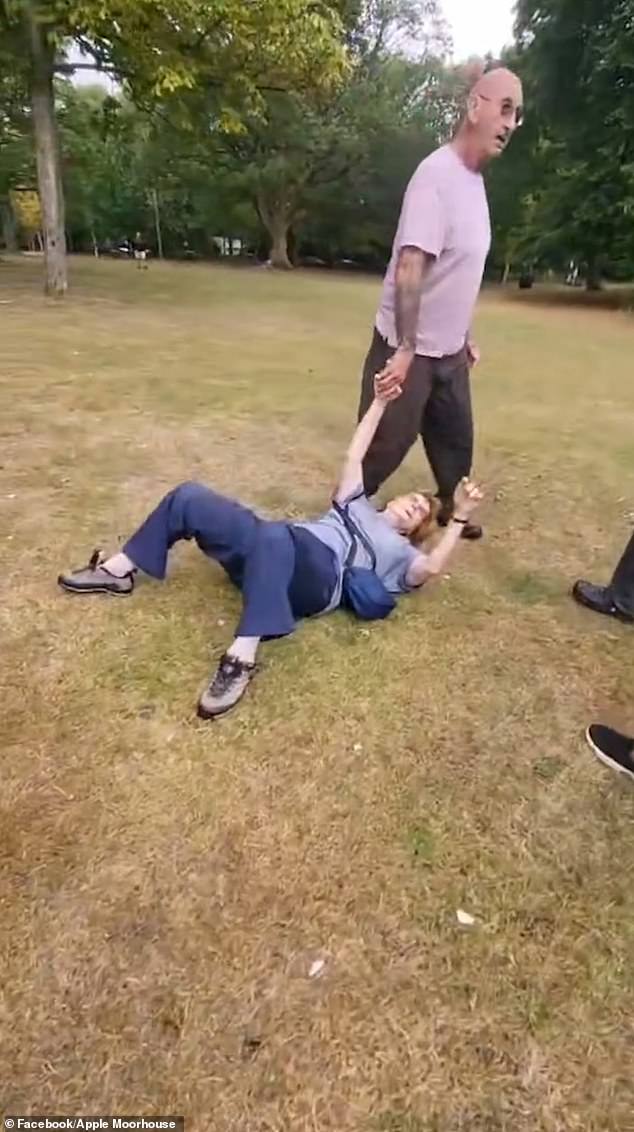 The couple, described as both being in their 60s, launched a vile racist attack against the mother and her family