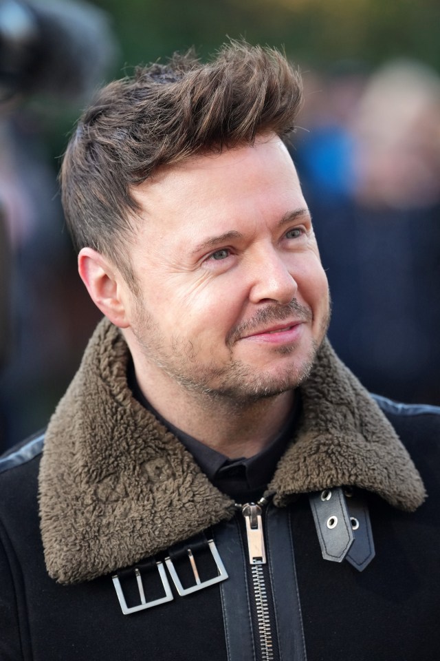 Lee Brennan at Linda Nolan's funeral.