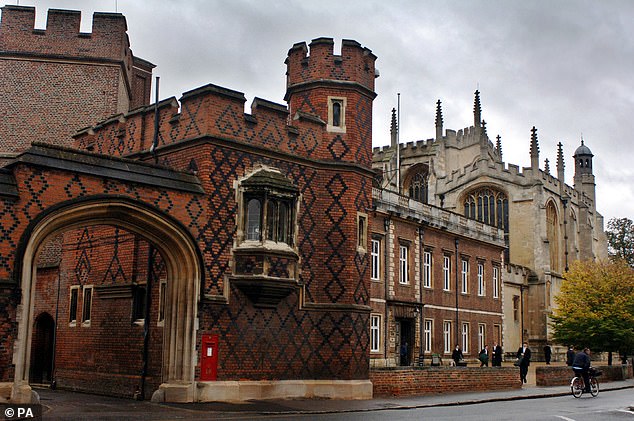 The Wales brothers both attended Eton College (pictured). William started in 1995 while Harry started in 1998