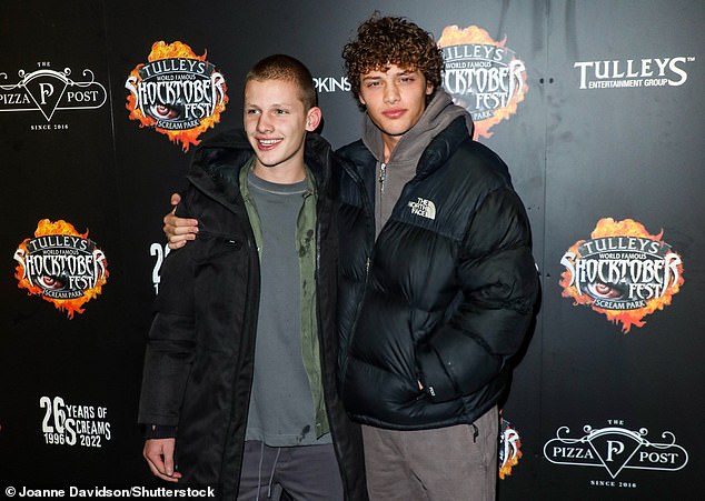 Pictured: Jade Goody at a film premier in 2006 with her sons Bobby (left) and Freddie (right)