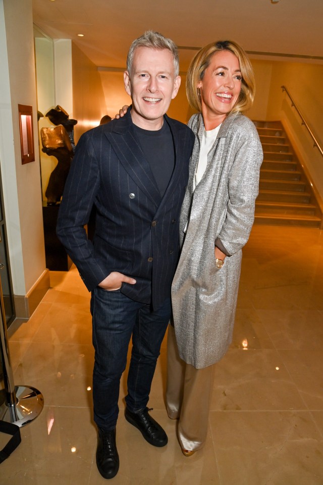 Patrick Kielty and Cat Deeley at the Ballywalter film premiere.