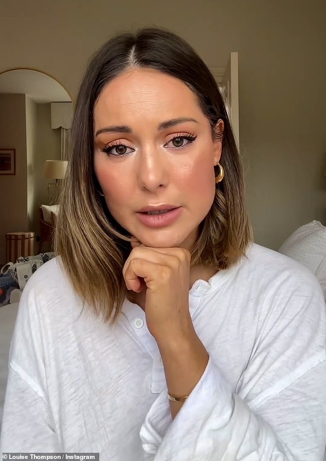 In April Louise revealed she suffered a devastating miscarriage last year