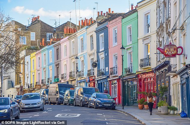 File image: can now report that the President's daughter has caused a similar stir in Notting Hill (pictured)