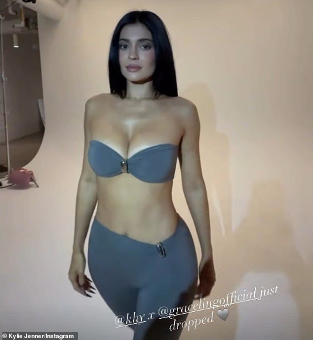 Jenner shared new images to Instagram on Thursday from her latest project, Khy X Grace Ling. The cosmetics mogul looked toned as can be as she wore a sexy outfit from her Khy collaboration with fashion designer Grace Ling