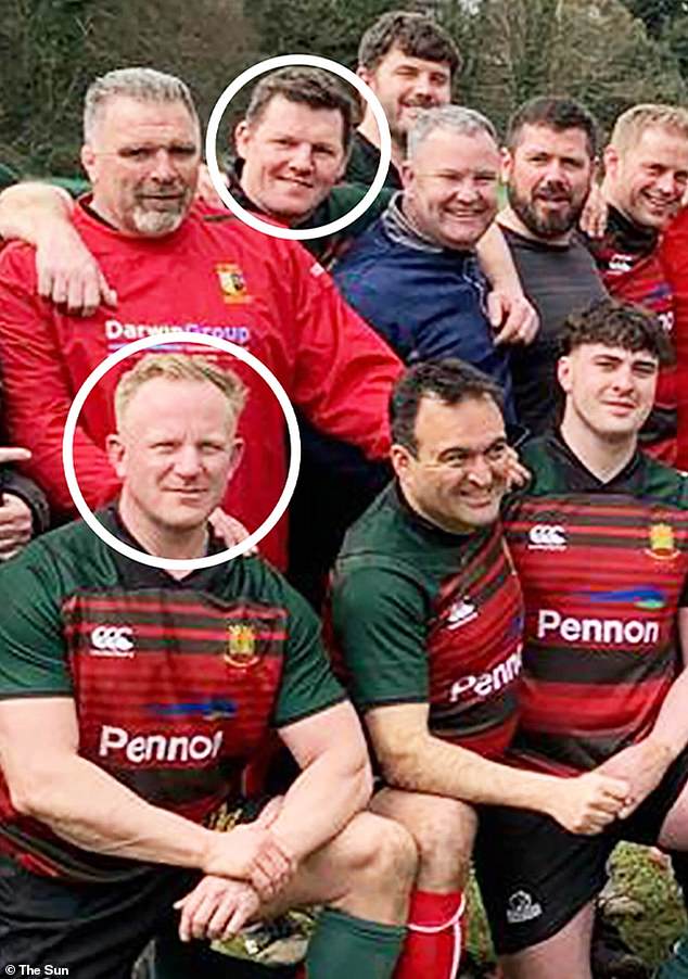 Mr tarry is also friends with Nick King, the managing director of Henham Strategy and a former Tory aide and play together in the parliamentary rugby team (pictured together)