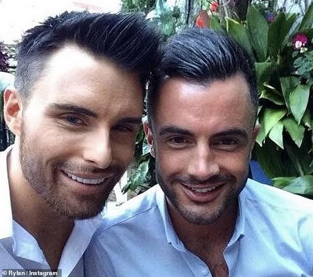 The X Factor star and presenter, 36, was married to his ex-husband Dan (Pictured) for six years before they divorced in 2021 after Rylan admitted he cheated on him