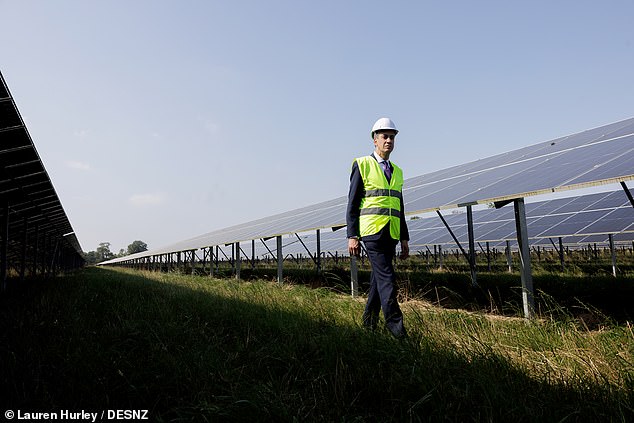 It comes as this newspaper can also reveal that solar energy companies have hatched a 62,500-acre takeover of England and Wales¿s scenic landscapes since Labour took power in July last year. Pictured: Ed Miliband