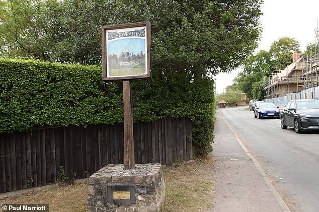 Official documents seen by The MoS show hundreds of villagers in West Wratting (pictured) face the prospect of being walled in by a massive 3,700-acre, 500-megawatt solar farm ¿ larger than Heathrow airport ¿ to be built on the fields by developer Kingsway