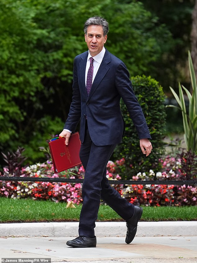 It is all part of Energy Secretary Ed Miliband¿s relentless drive to reach Net Zero emissions by 2050 ¿ which saw regulator Ofgem this week blame the ¿policy cost¿ of wind farms for a shock increase in the energy price cap