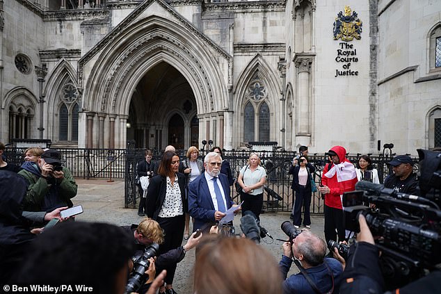 Councillor Ken Williamson, from Epping Forest District Council, outside the High Court
