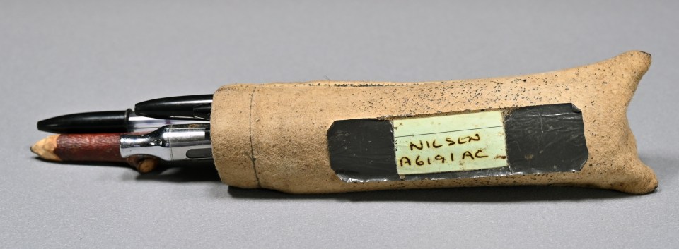 Pencil case belonging to Dennis Nilsen.