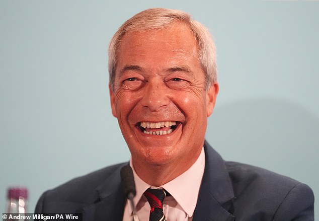 It comes amid warnings Nigel Farage's Reform UK party could see a boost in support