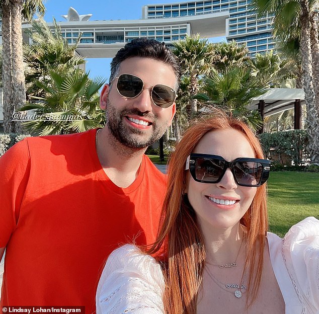 Lindsay's husband, Credit Suisse financier Bader Shammas, is a Dubai resident, and the actress admitted she felt a 'sense of calm' after making it their permanent home