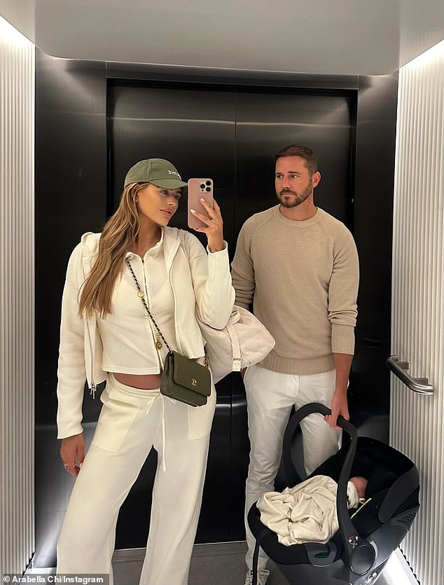 The Love Island star, 34, welcomed her baby daughter Gigi with businessman Billy Henty in May