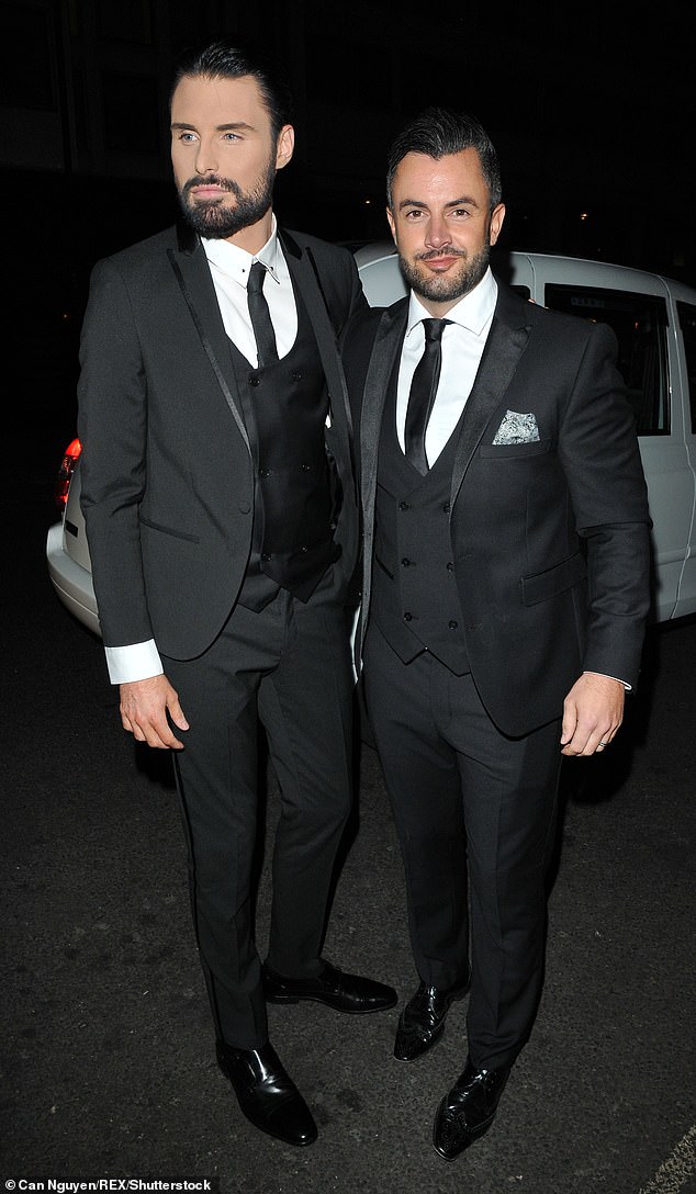 Earlier this year, Rylan emotionally admitted he felt like a 'failure' following his divorce from ex-husband Dan (Rylan and Dan seen in 2017)