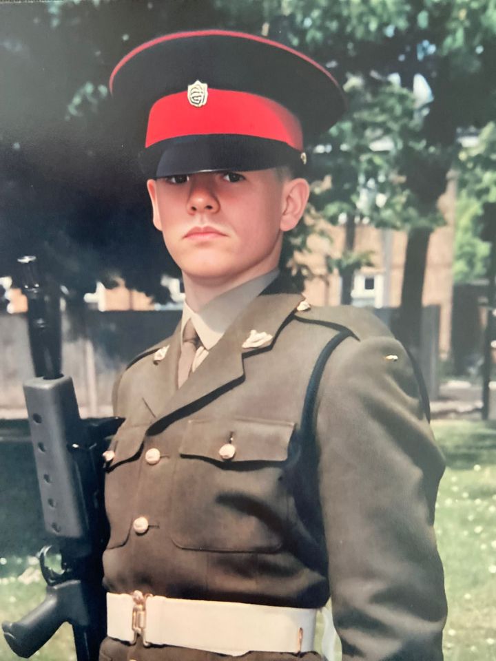 Photo of Matthew Jones in military uniform.