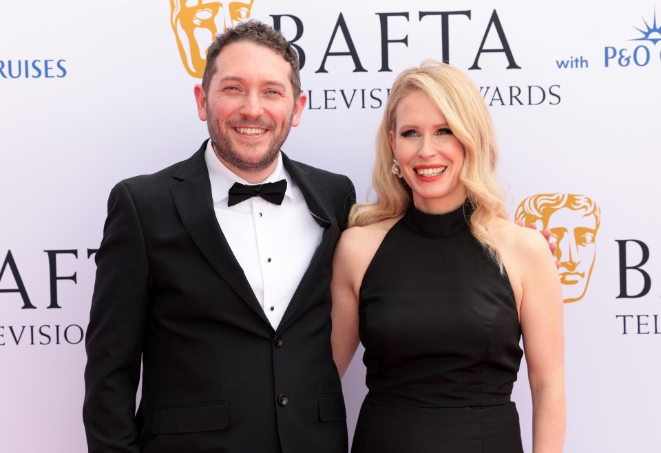 Jon Richardson and Lucy Beaumont at the BAFTA Television Awards.