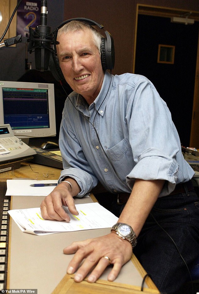 The terminally ill radio star, who hosted Sounds Of The 70s and The Rock Show, died at the age of 79 in December 2024 - two months after calling time on his 58-year broadcasting career; pictured 2024