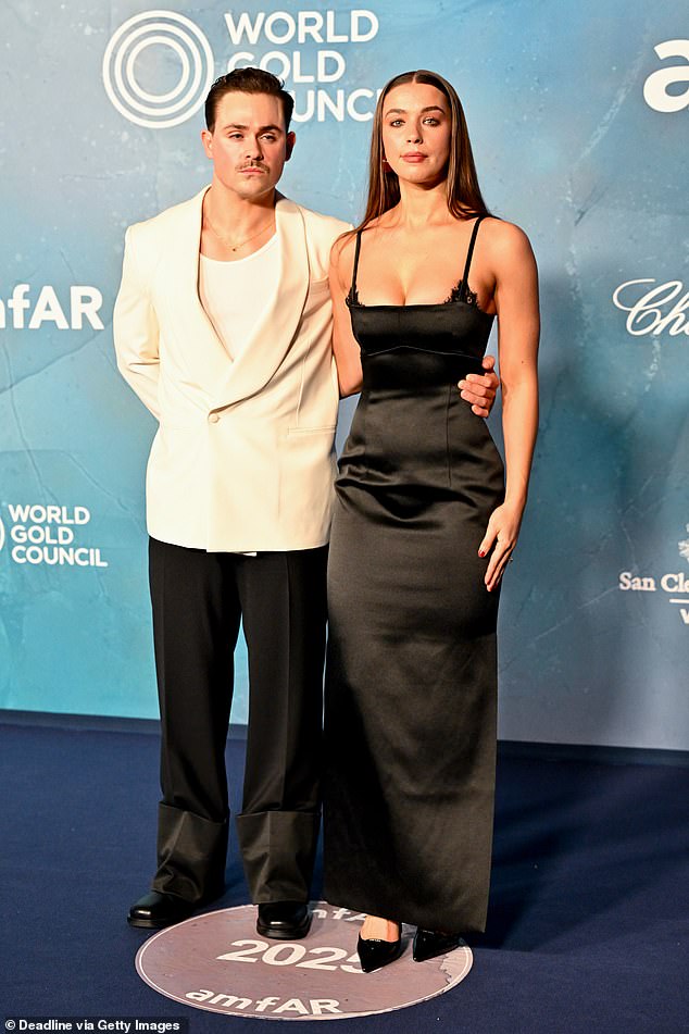 Actor Dacre Montgomery attended the star-studded event with stunning girlfriend Liv Pollock