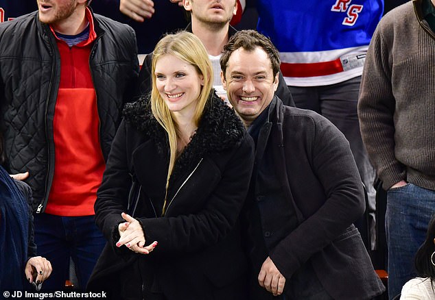 The couple, who were first spotted together at the Hay literary festival, got married at Old Marylebone Town Hall in London before partying in Mayfair in 2019 ¿ three months after the actor announced their engagement; pictured 2016