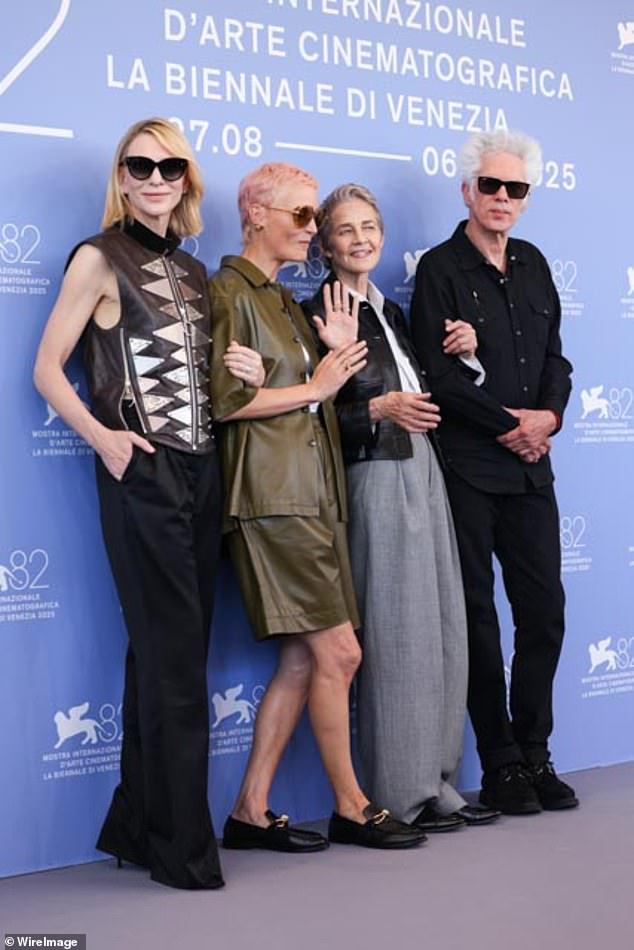 While Vicky put on a leggy display in an olive green pleather miniskirt teamed with a matching jacket and black loafers