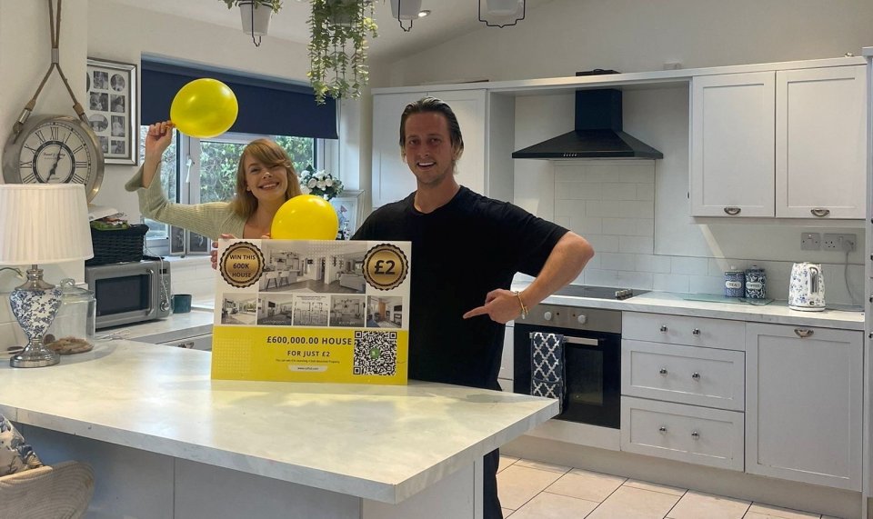 Couple raffling their £600,000 home for £2 a ticket.