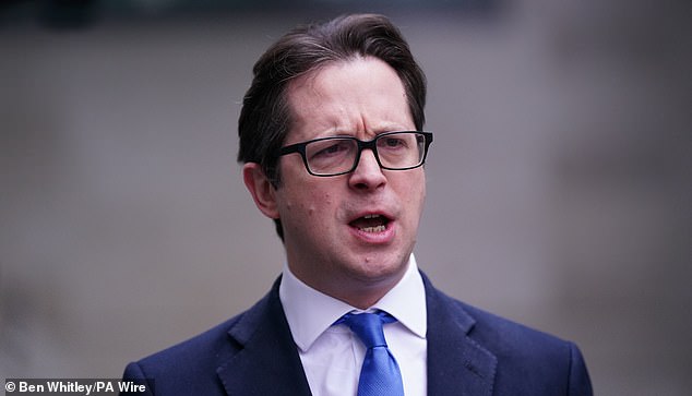 Shadow Cabinet minister Alex Burghart (pictured) said senior Labour figures were more interested in jockeying for position to take over from the Prime Minister than in dealing with the problems facing the country