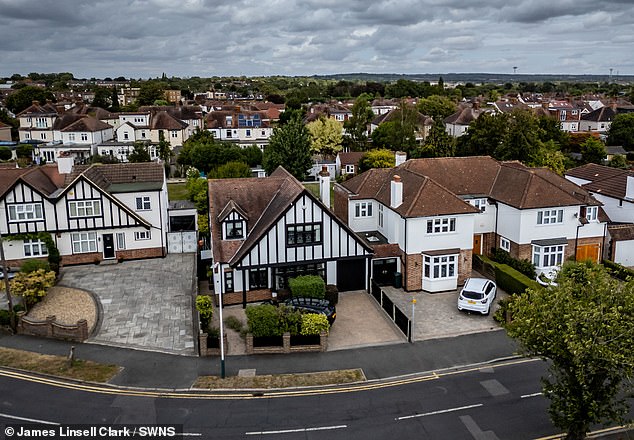 HBO bosses picked out this typically quiet street (above) in east London for their revamped TV show, which is due to air in 2027