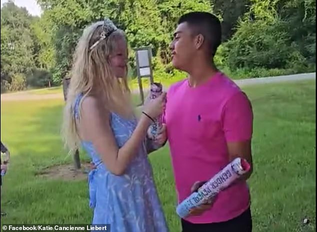 Strate and her partner had recently celebrated the impending birth of their daughter with a gender reveal party