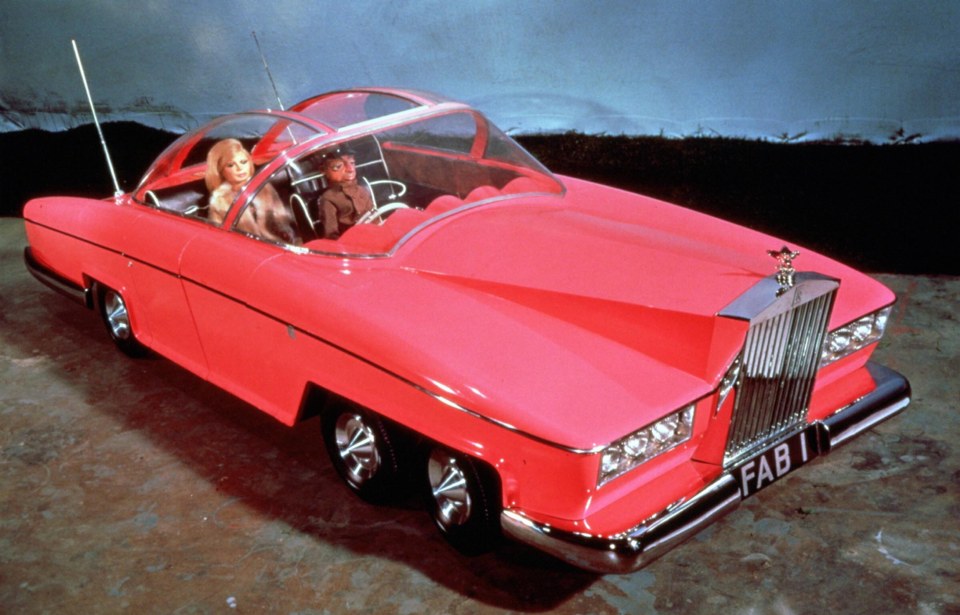 Lady Penelope's FAB 1 Rolls Royce from Thunderbirds.
