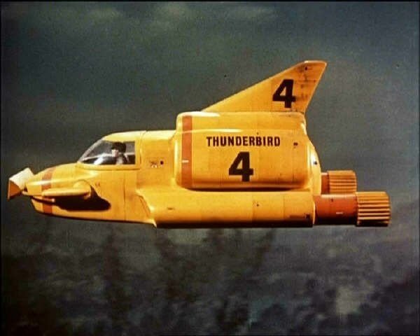 Thunderbird 4 from the television programme *Thunderbirds*.