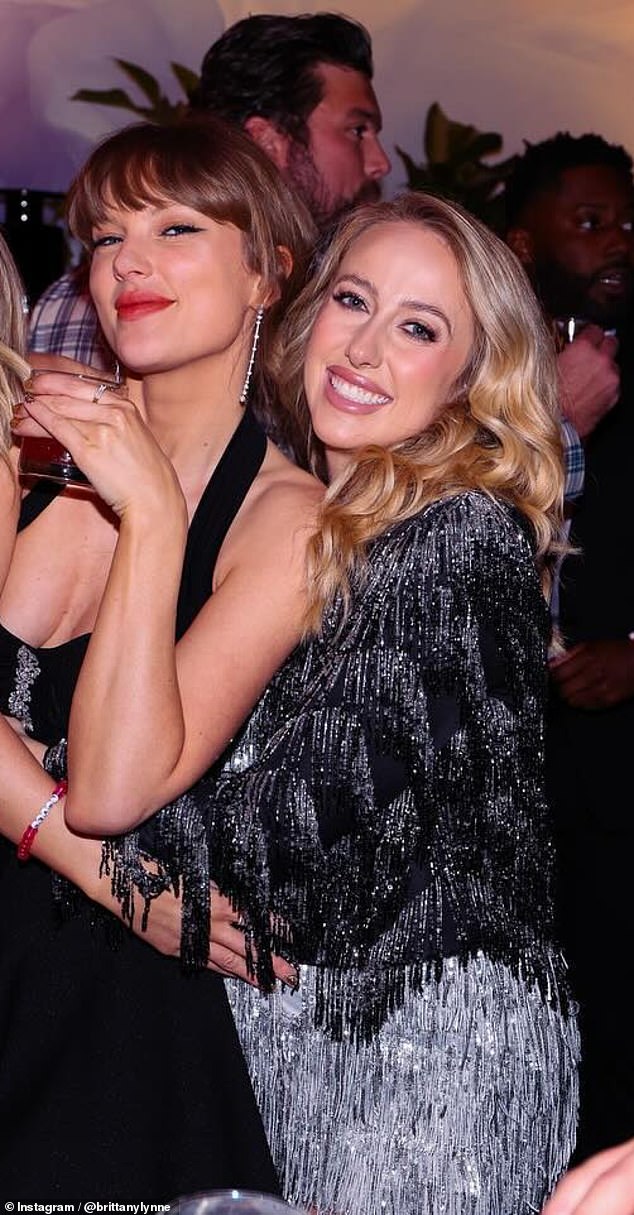 Mahomes is the wife of Kansas City Chiefs quarterback Patrick Mahomes. She and Swift became fast friends after the singer began dating tight-end Travis Kelce, 35