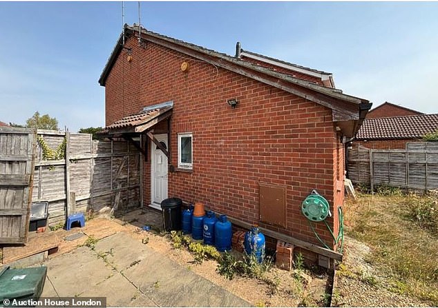 This one-bedroom bungalow has gone up for auction for £150,000