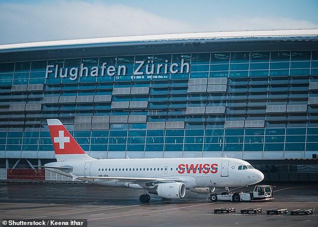 The 44-year-old married man attacked the teenager, who was sitting next to him, after she fell asleep during the nine-hour journey. Police were informed and arrested the man at Zurich Airport (stock image)