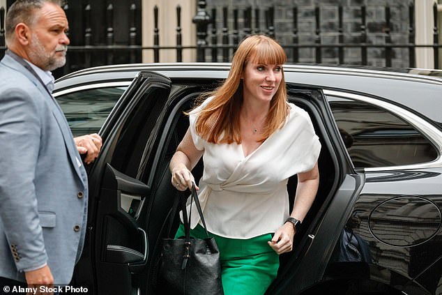 Angela Rayner has been accused of plotting a 'chicken run' to a safer seat on the south coast, abandoning her Ashton seat in the North