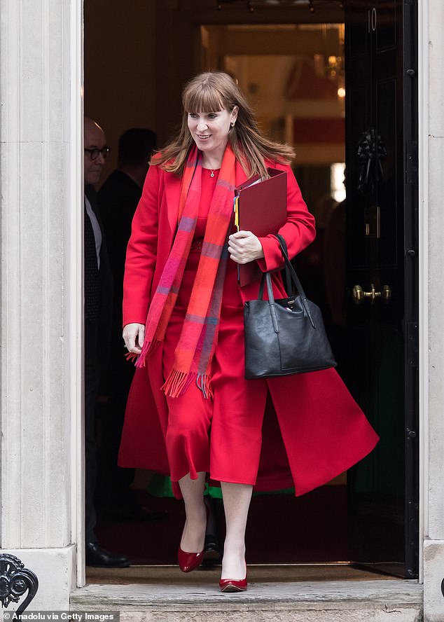 She is also Secretary of State for Housing (pictured leaving a weekly Cabinet meeting in March). In that role, she is an enthusiastic advocate of allowing town halls to double council tax on second properties in affluent areas such as Hove