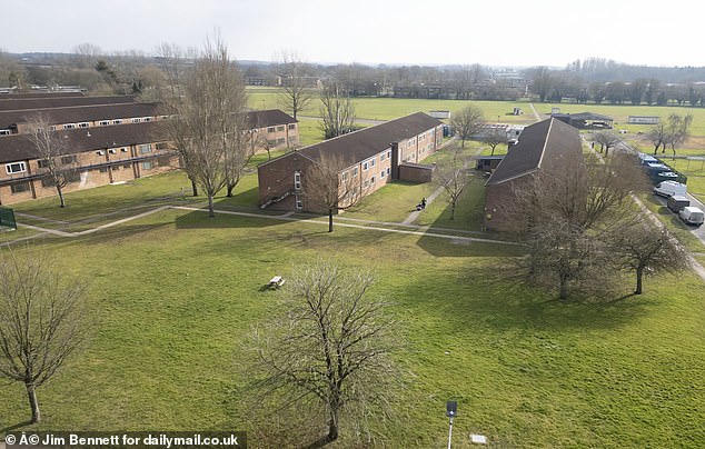 The number of illegal immigrants at the Wethersfield Airbase (pictured) in Essex was set to balloon by more than 50 per cent