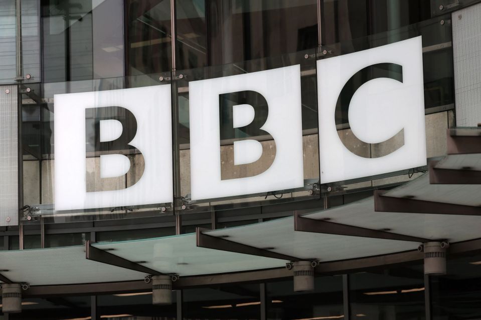 An image collage containing 1 images, Image 1 shows BBC logo on a building