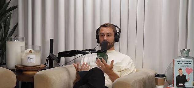 Nick Viall on a podcast.