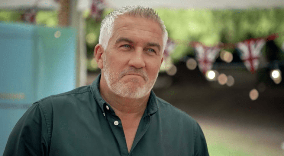 Paul Hollywood looking pensive.