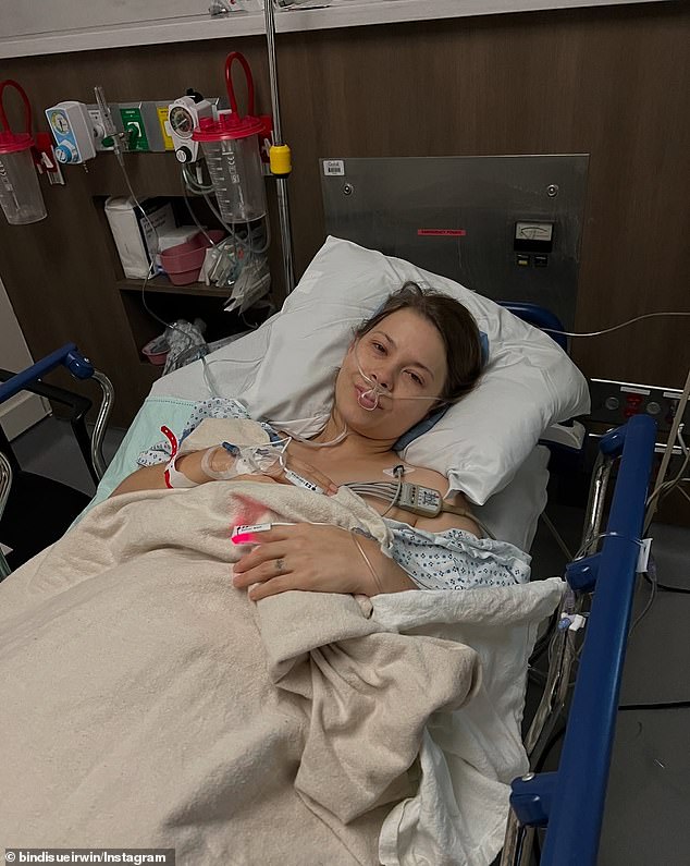 She said she was 'finally' healing after '13 years of fighting for answers', which culminated in the removal of 51 lesions, a chocolate cyst and her appendix