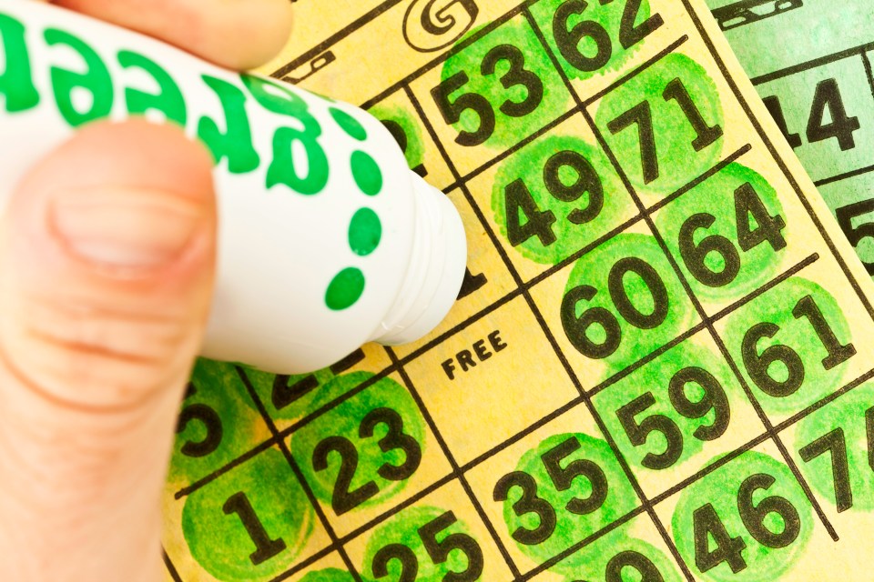 a person is holding a marker over a bingo card that says free