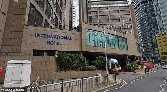 The incident occurred less than half a mile away from the four-star Britannia International Hotel (pictured)