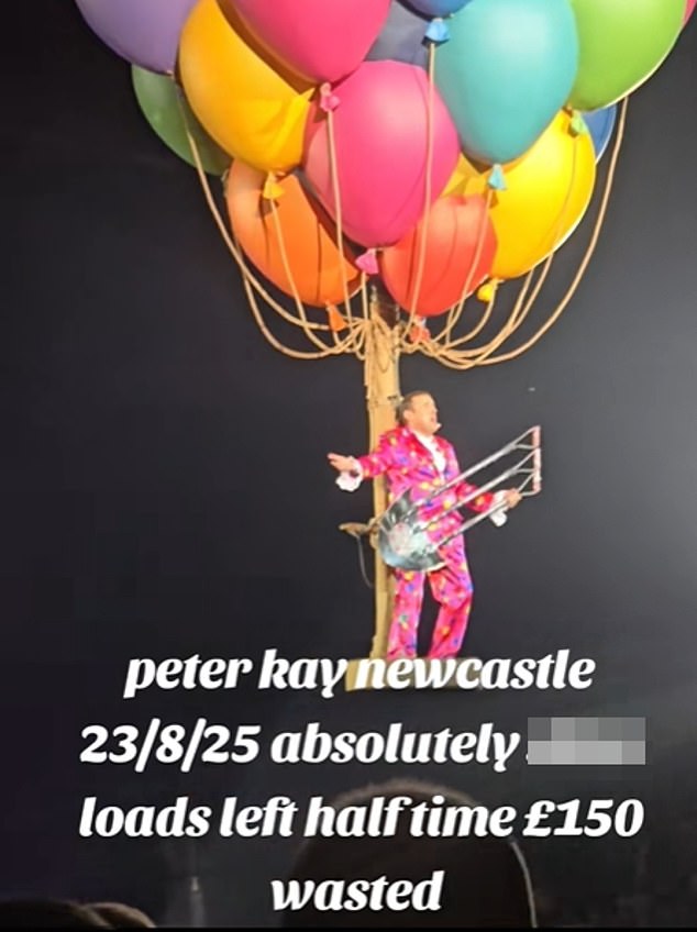 One person's TikTok branded Peter's show 'absolute s***e' and a waste of £150