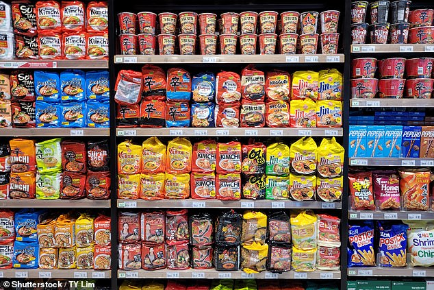 It is feared that eating raw instant noodles can lead to severe dehydration and intestinal blockages, that can prove fatal