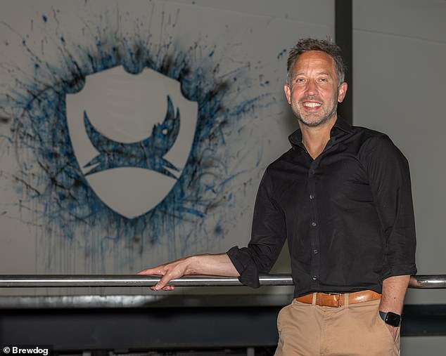 The collapse in BrewDog's UK distribution comes as CEO James Taylor (pictured) recently told investors that its financials did not make for 'happy reading'.