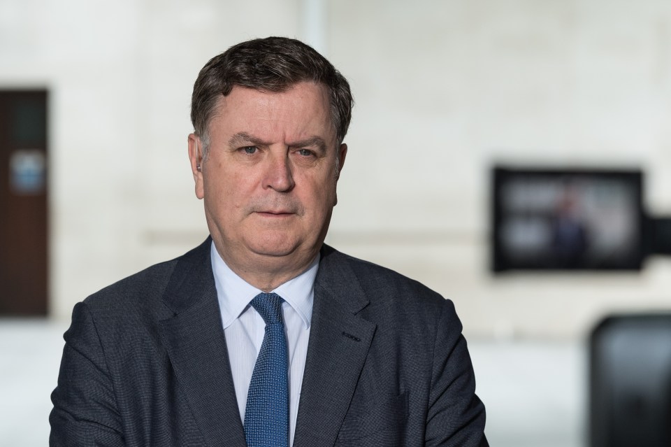 Mel Stride, Secretary of State for Work and Pensions, speaking to the media.